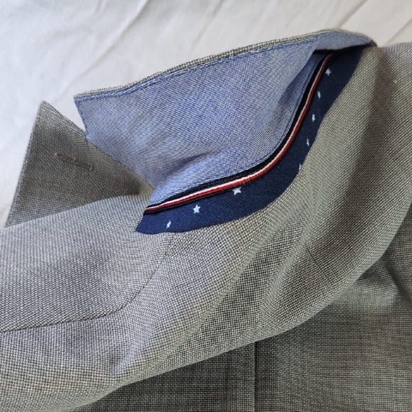 Men's TOMMY HILFINGER Gray Blazer 40L AMAZING,SHARP DRESSED MAN.. - Picture 13 of 16